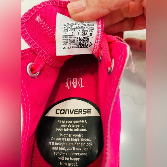 Converse Chuck Taylor All Star Pink Ombre Tie Dye Sneakers ! - Picture 5 of 5